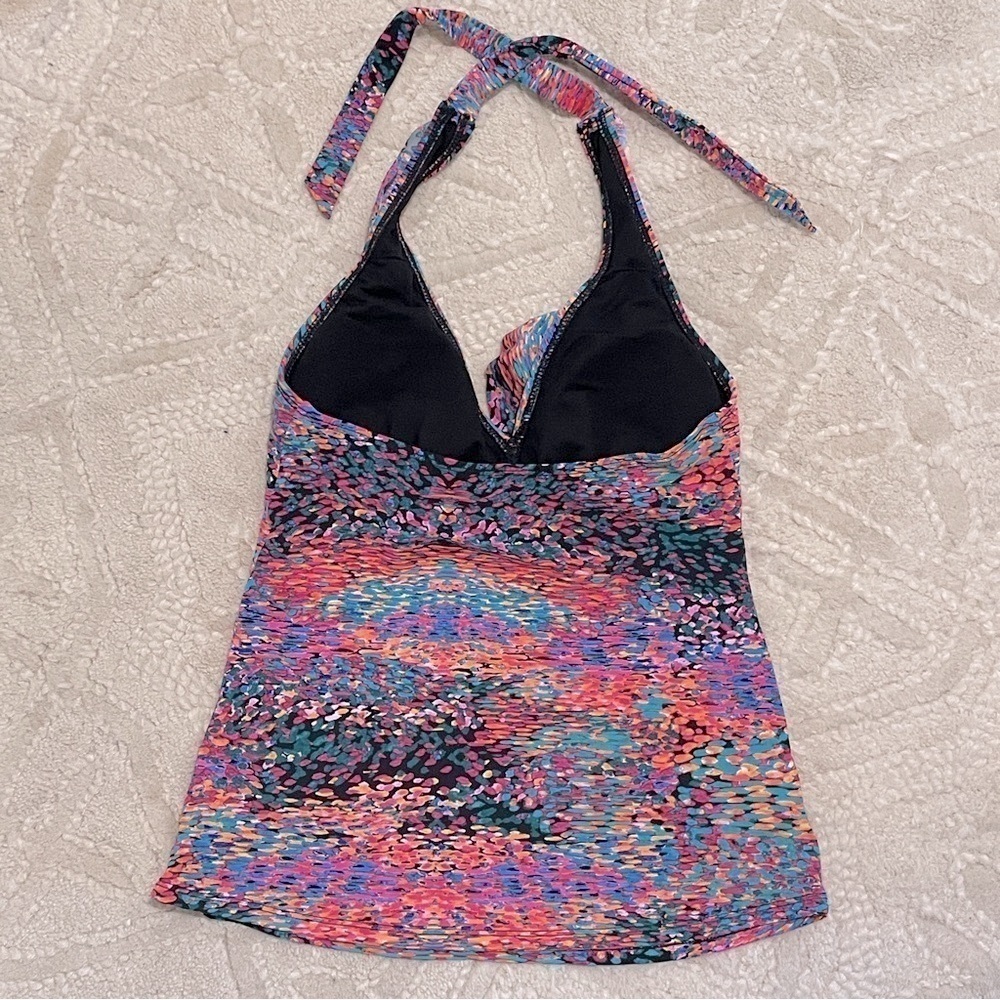 Spanx Ruffle Tankini Swim Top Small - Picture 5 of 8